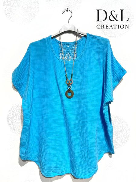 AMALIA TOP ( 9868 ) - turquoise 