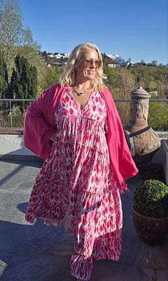 Hovedbilde SOFT DRAPE SCARF -  sterk rosa