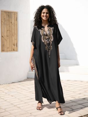 Hovedbilde C&oacute;rdoba Kaftan – Black & Gold - 