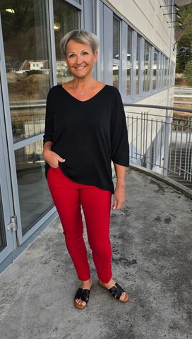 Hovedbilde ALINE PANTS - red 