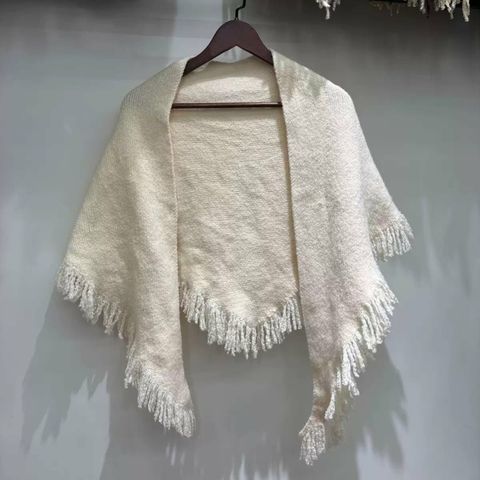 Hovedbilde Mirelle Fringe Scarf (F51-A) - Off White