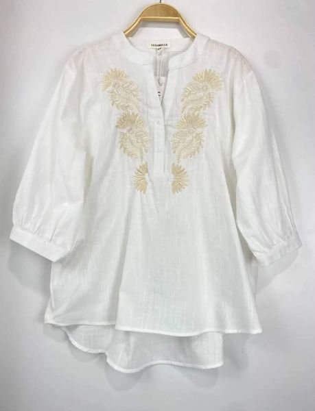 MADELEN BLOUSE (9761-3397 ) - White - ca.20 august levering
