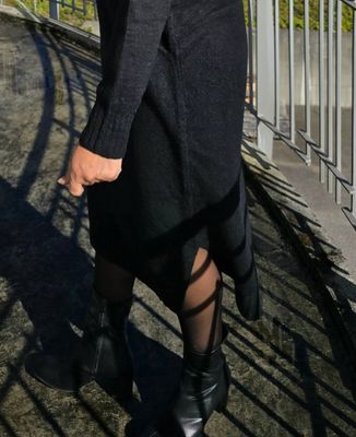 Hovedbilde MIRA KNIT DRESS - Black - (6001-2012) 