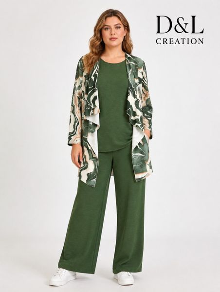 Zelina 3-Piece Set ( jql92666) - kaki