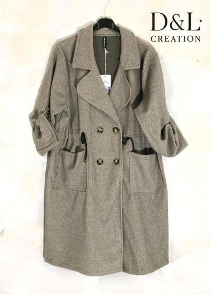 EMBLA COAT (NS9835 )  - taupe