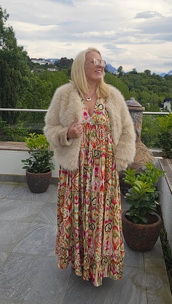 Alexandra Flow Dress - Multicolour - ca.1 juli levering