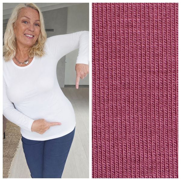 Secret Long Sleeve – Round Neck - camelia pink - ca.1 juli levering