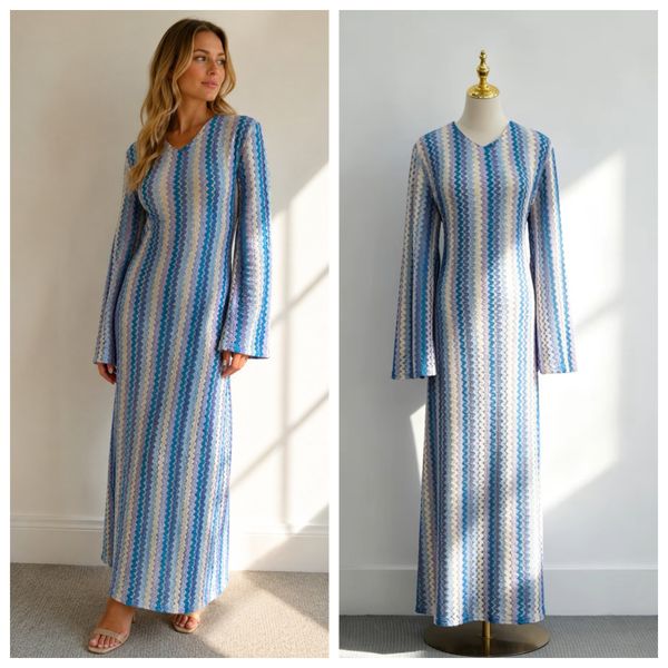 ALLURE DRESS - blue - levering ca.10 sept