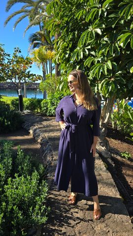 Hovedbilde CAMILLE SHIRT DRESS - navy blue 