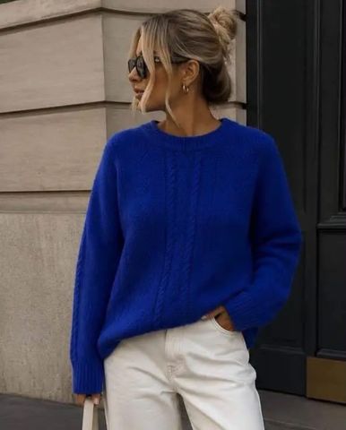 Hovedbilde ROSALYN WOOL SWEATER  (1188-2008) - Navy - ca. 25 ...