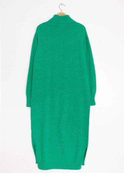 MIRA KNIT DRESS - Green - (6001-2012) - LEVERING CA. 25 august