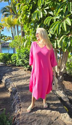 Hovedbilde Sanna V-neck Dress –  pink 
