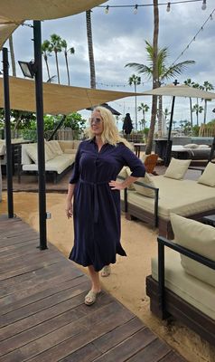 Hovedbilde CAMILLE SHIRT DRESS - navy blue 