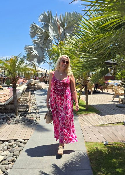 TAURO LONG DRESS – pink 