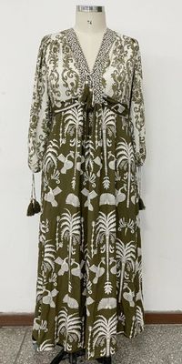 Hovedbilde GABRIELLA DRESS –  deep olive - levering ...