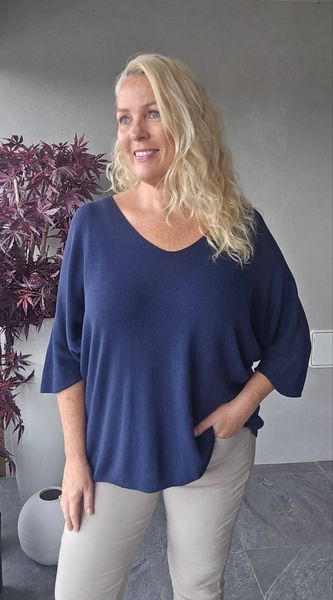 Serina Knit – Navy Blue (ny3532) 