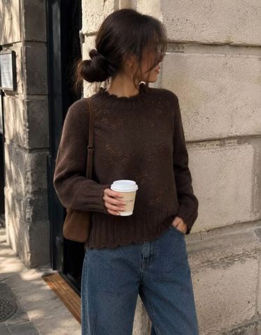 Hovedbilde ELARA KNIT  (3010-2022) - Coffee - ca.20 august ...