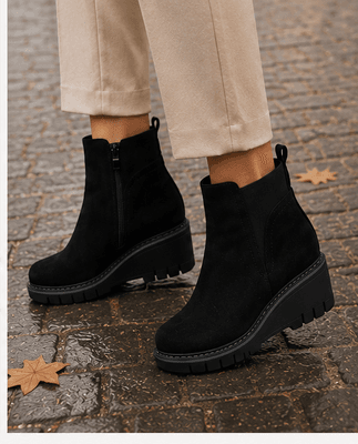 Hovedbilde KAIA SUEDE BOOTS (HL-56) - Black