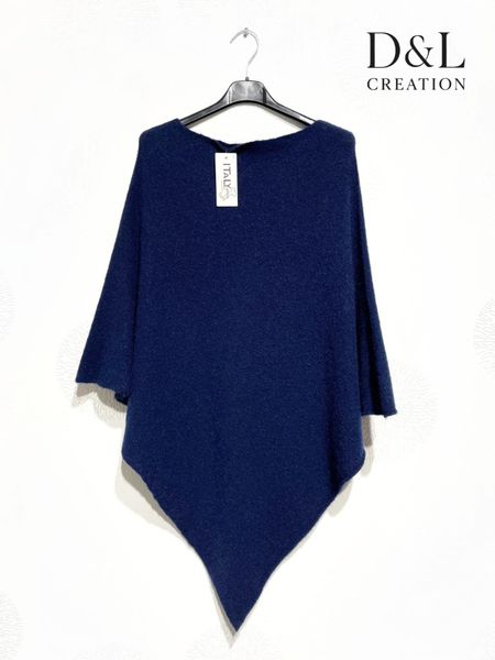 MAELLE PONCHO (hj13715) - navy blue