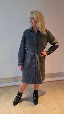 Hovedbilde KC Ally denim dress- kun ,46, 42