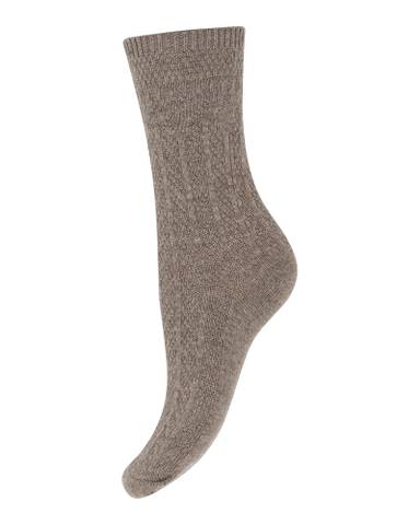 Bilde av WOOLTT SOCK 1 PACK = 2 PAIRS ( korte ) - WALNUT 