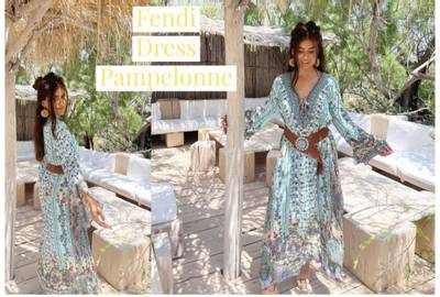 Bilde av FENDI DRESS - VALERY VAIN - pampelonne - mai 