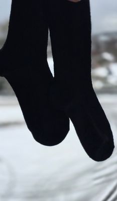 Hovedbilde Cozy Wool Mix Socks - black