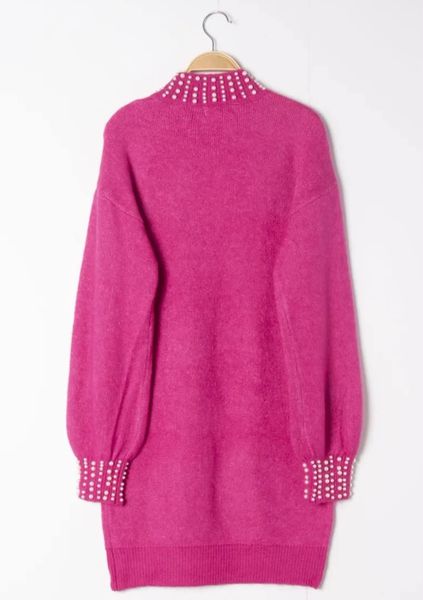 Pearl Knit Dress - Fushia - (2357-3433/2013) - LEVERING CA. 25 august