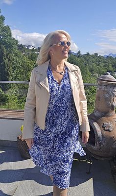 Hovedbilde ONE SEASON - LONG POPPY - Hydra Navy- kun s og m